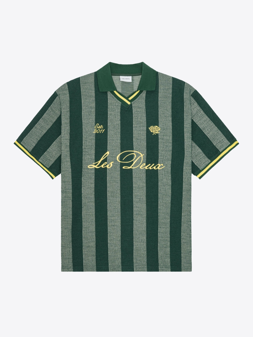 STRIPE JACQUARD FOOTBALL JERSEY