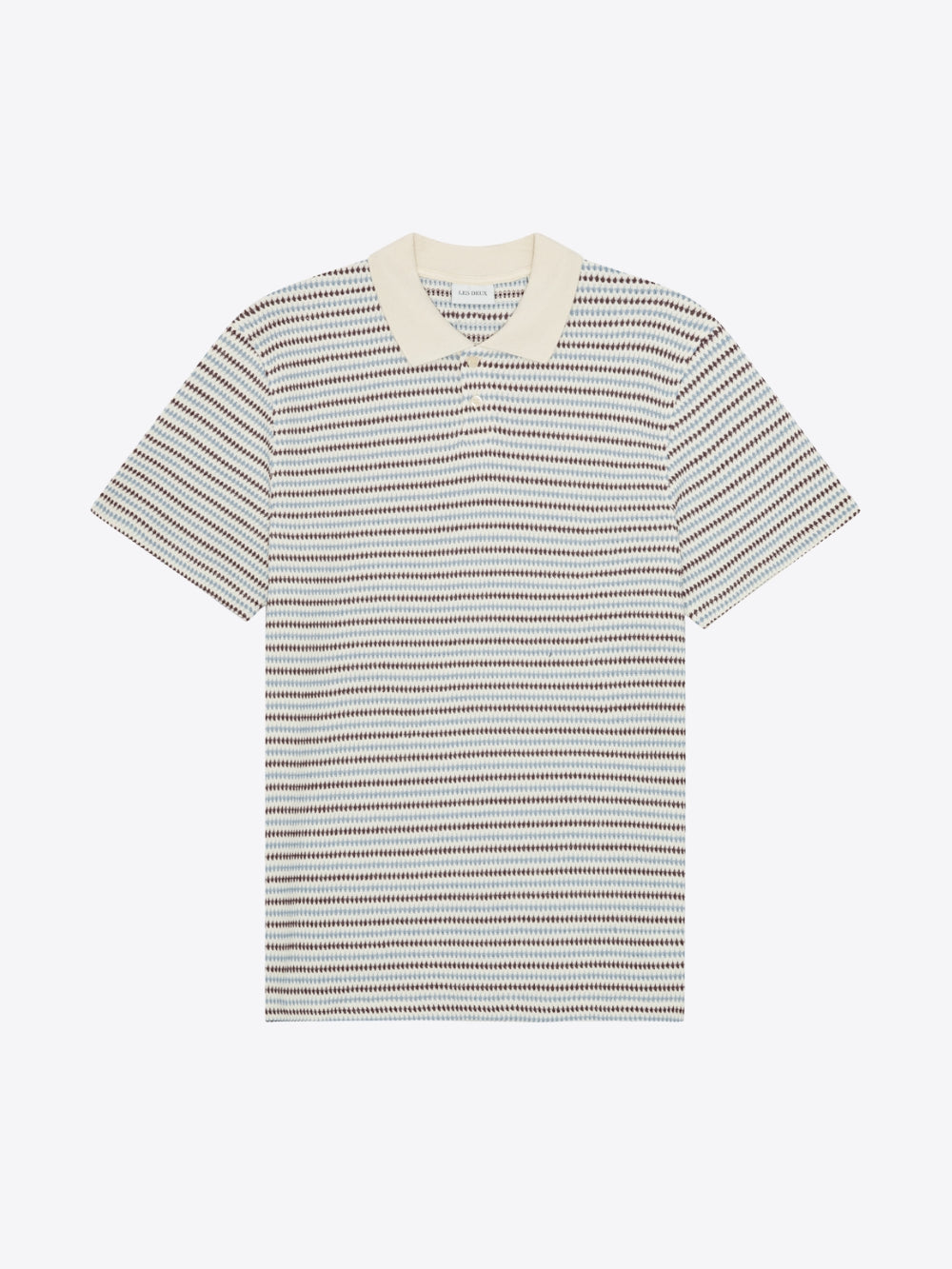 KNITTED STRIPE POLO