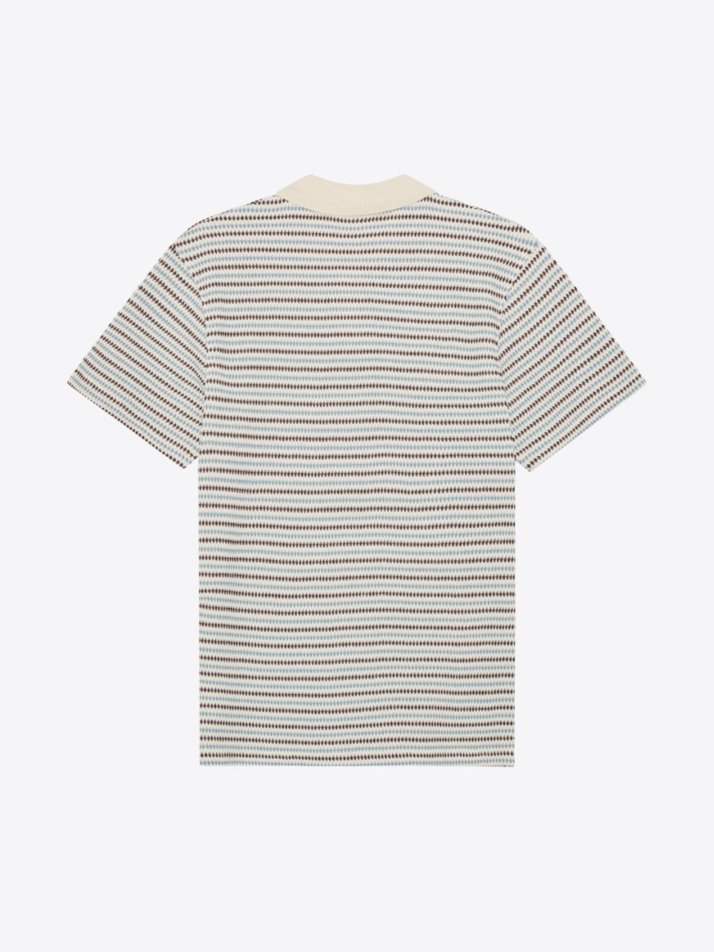 KNITTED STRIPE POLO