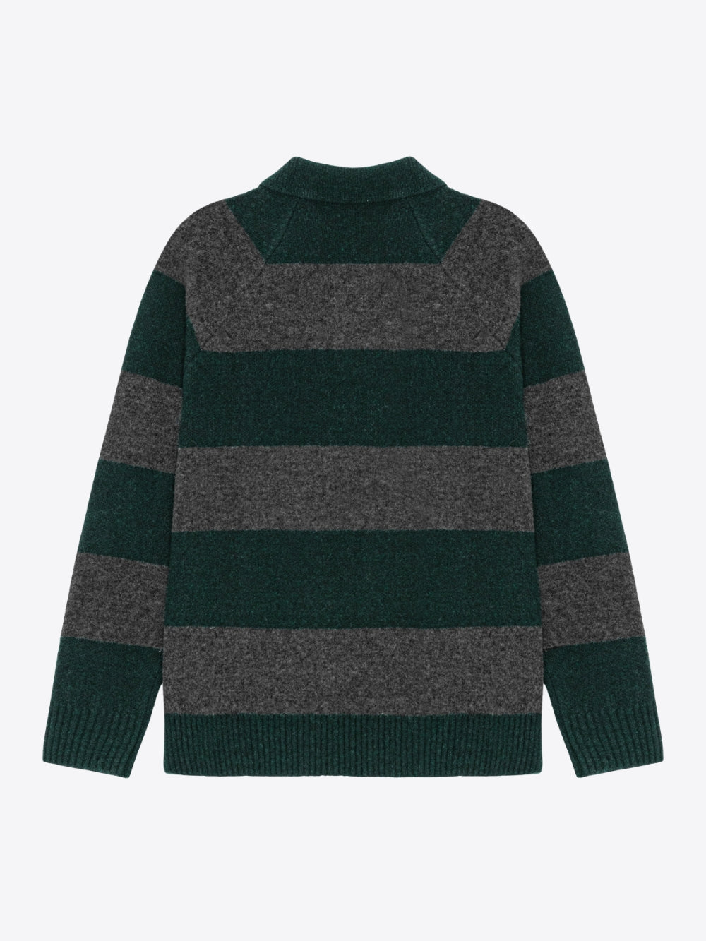 STRIPED KNITTED POLO