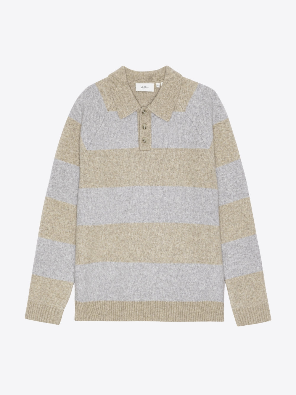 STRIPED KNITTED POLO