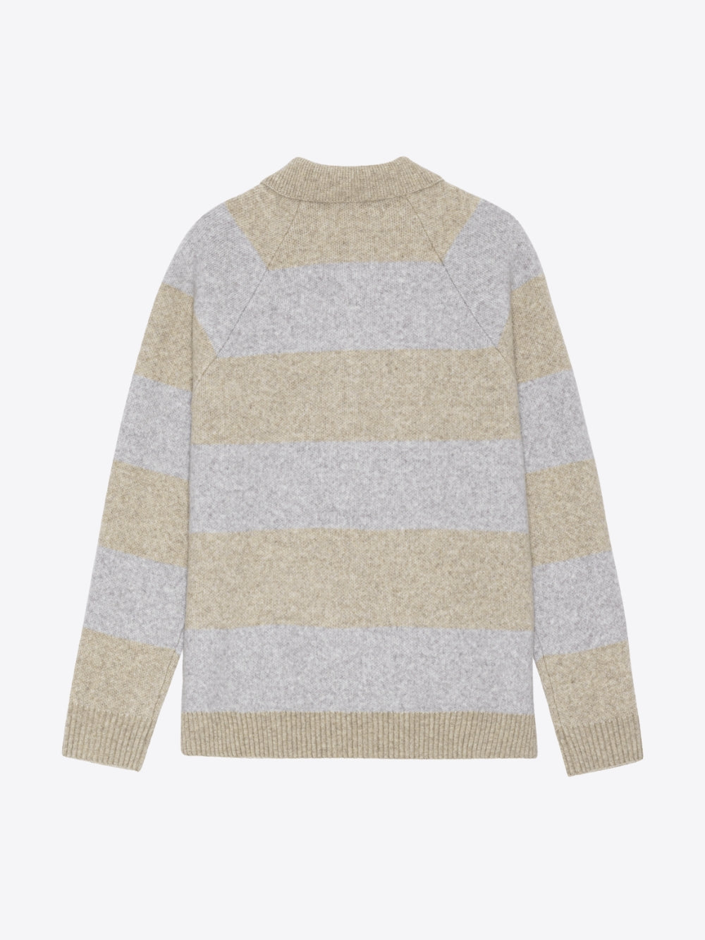 STRIPED KNITTED POLO