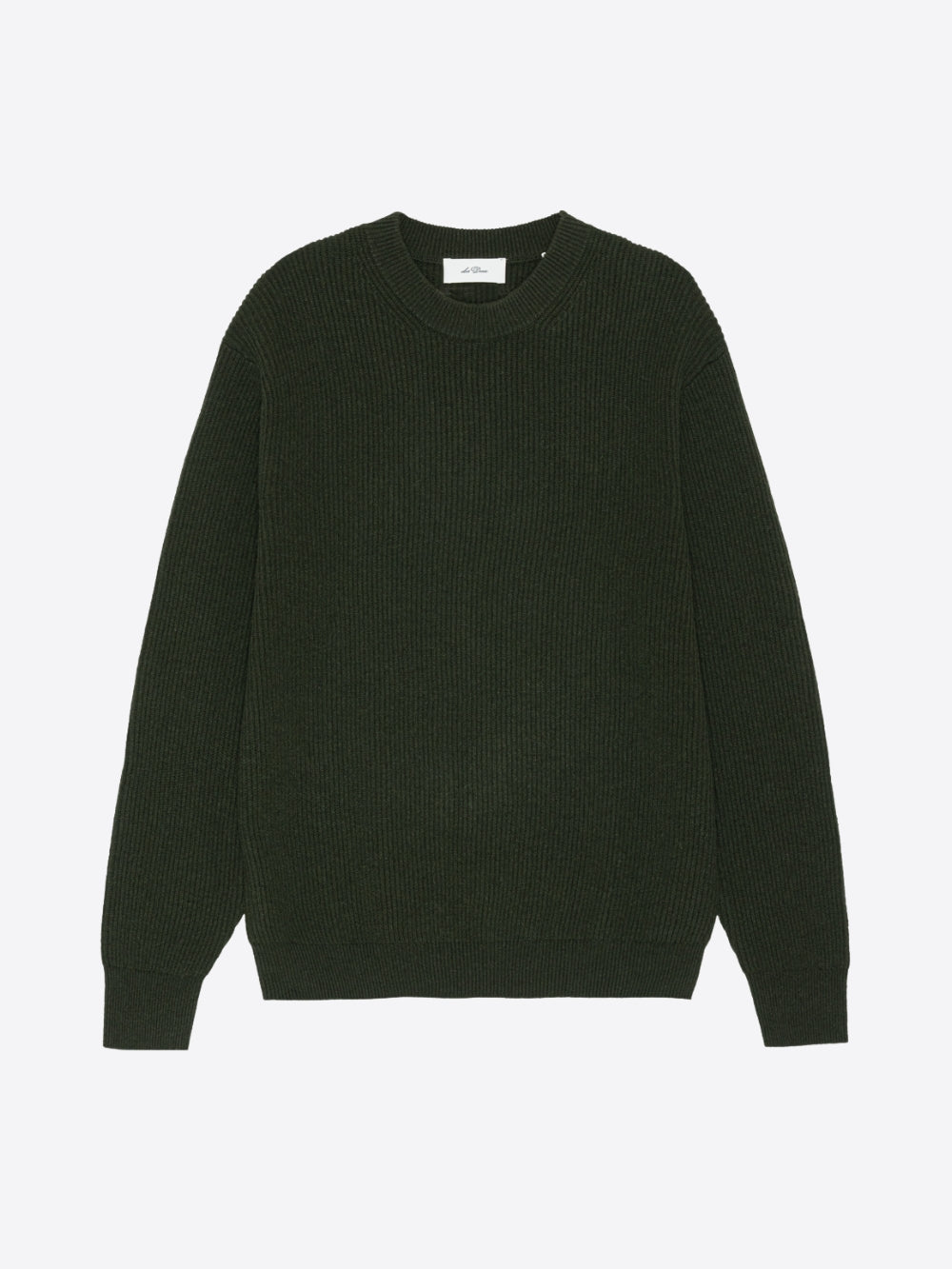 WOOL RIB ROUNDNECK KNIT