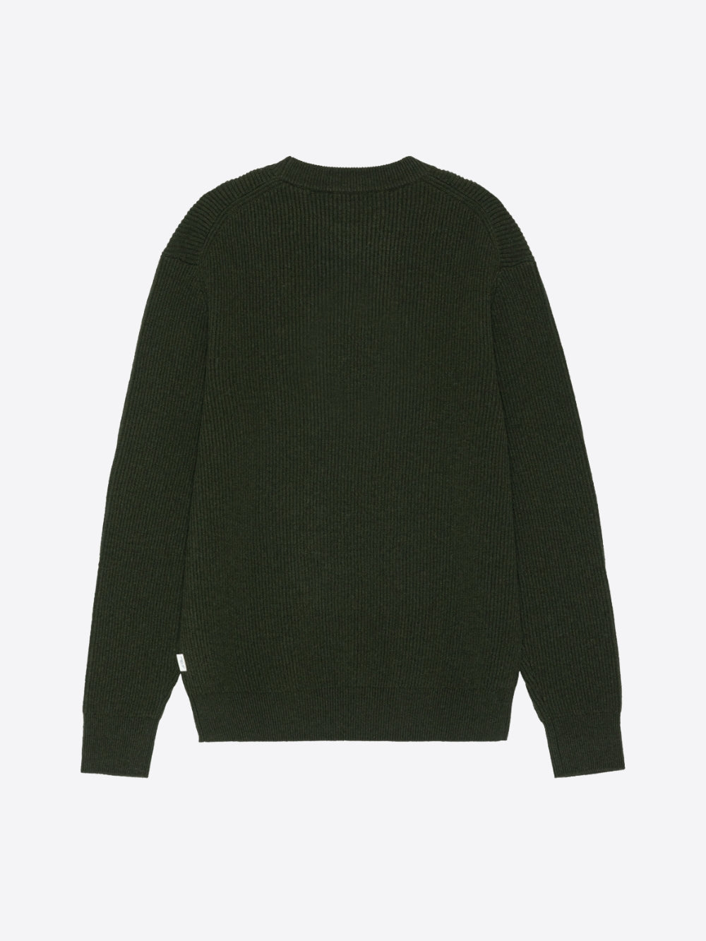 WOOL RIB ROUNDNECK KNIT