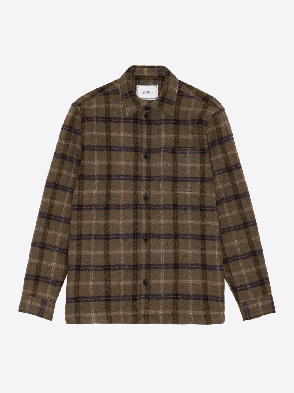 CHECK WOOL OVERSHIRT