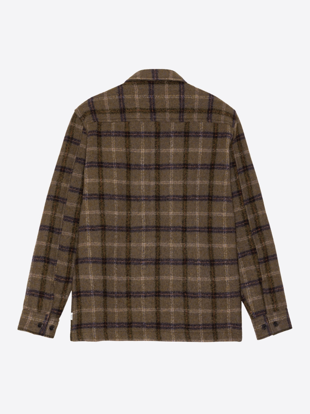 CHECK WOOL OVERSHIRT