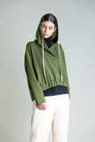 SUDADERA CAPUCHA VERDE