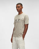 CAMISETA LOGO PARCHE BEIGE