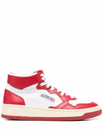 MEDALIST MID PIEL WHITE RED (MUJER)