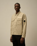 CAMISA GABARDINA BEIGE