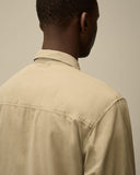 CAMISA GABARDINA BEIGE