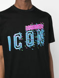 CAMISETA PIXELED ICON NEGRA