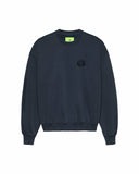 SUDADERA LOGO CREW NAVY