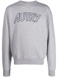 SUDADERA LOGO GRIS