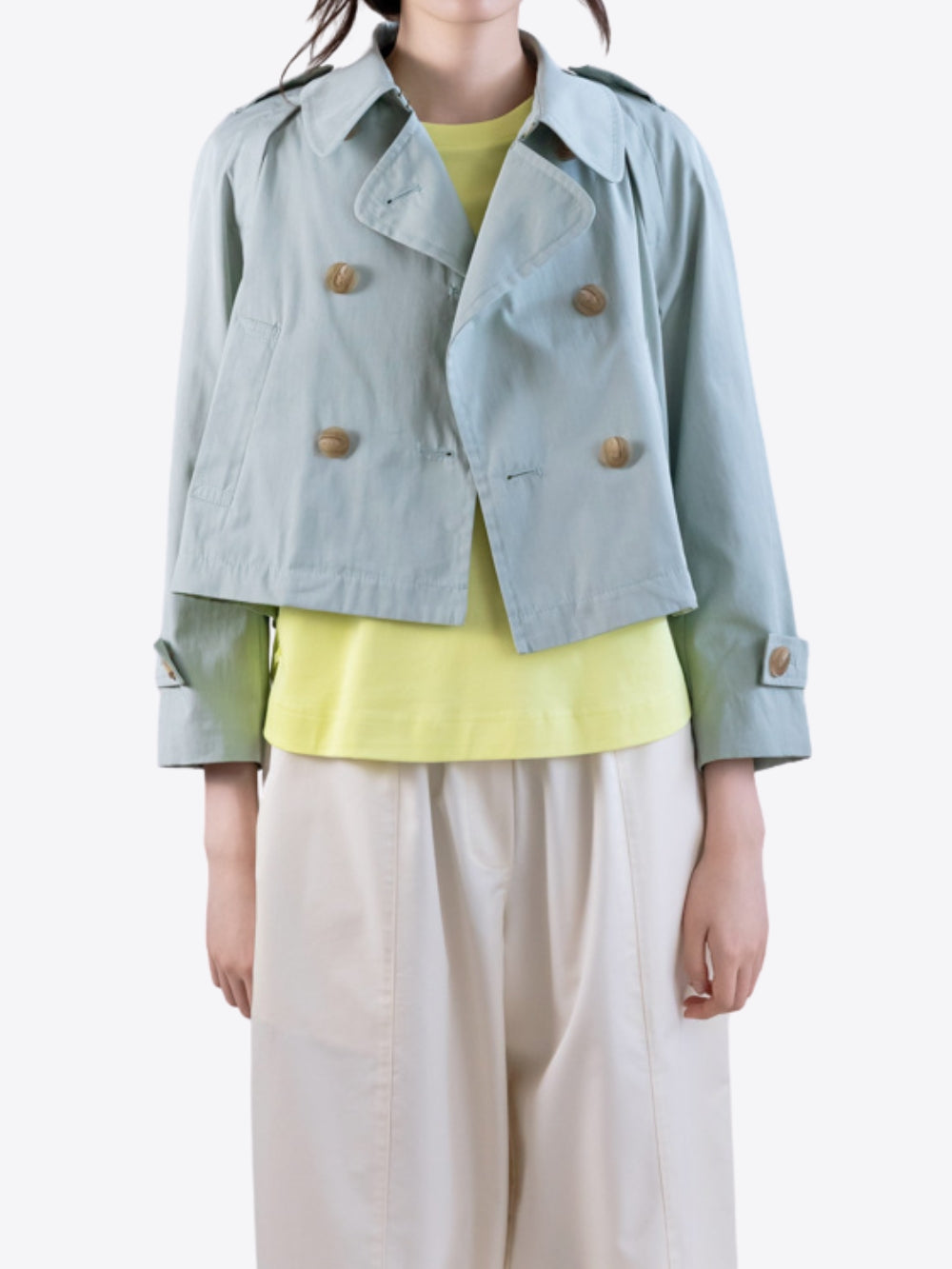 CHAQUETA CORTA DE INSPIRACIÓN TRENCH