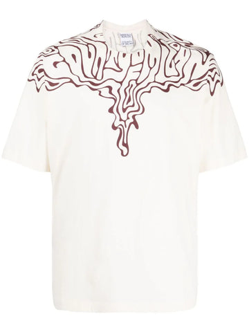 CAMISETA FLUID WINGS BLANCO CREMA