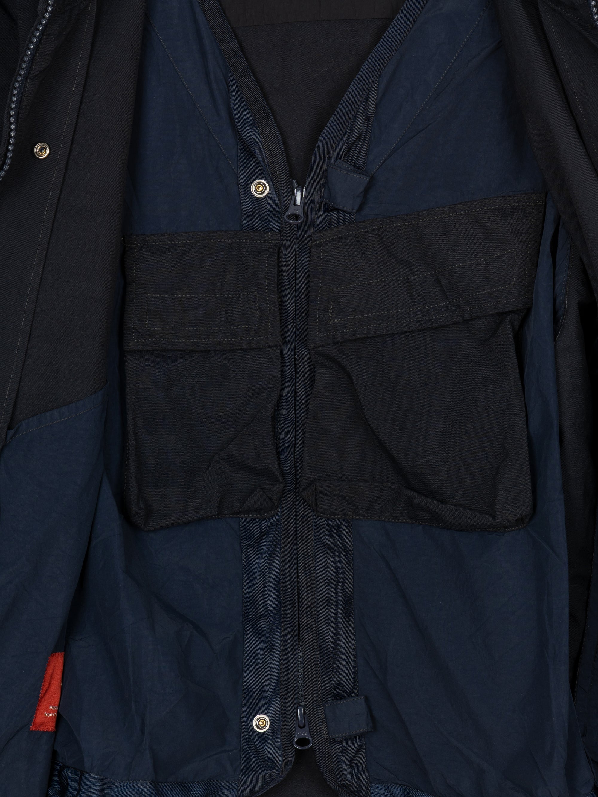 TWILL HOODED LENS JACKET