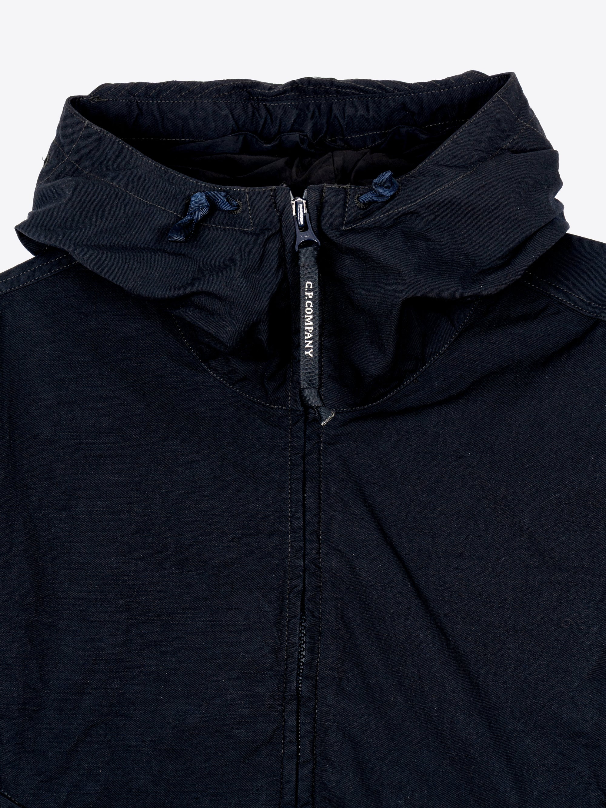 TWILL HOODED LENS JACKET