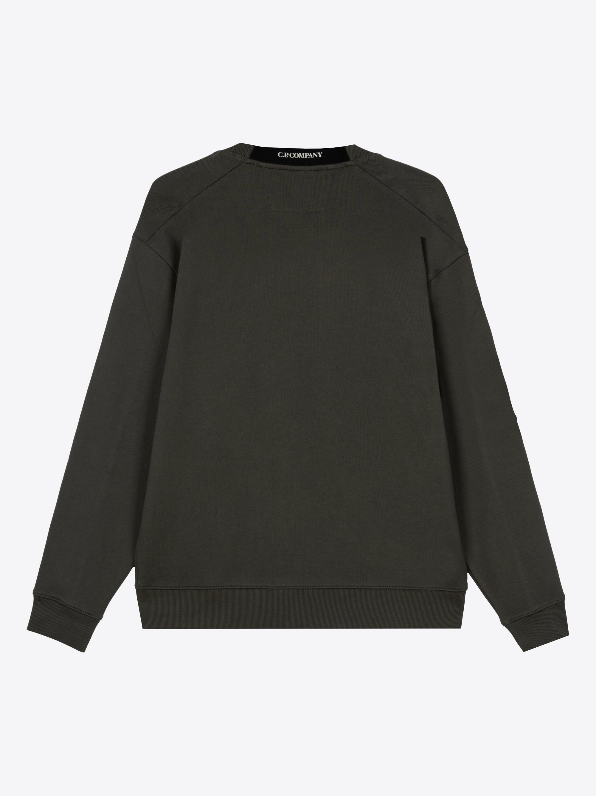 DIAGONAL RAISED FLEECE CREWNECK LENS SWEATSHIRT