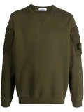 60577 SUDADERA CARGO OLIVA