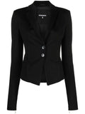 CHAQUETA BLAZER ENTALLADA NEGRA