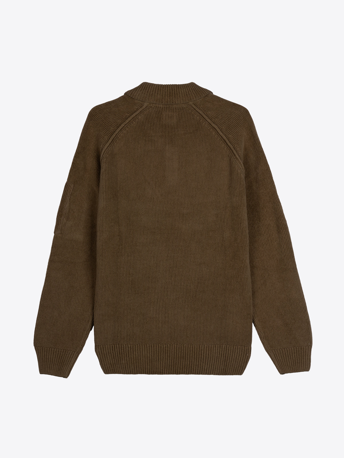 CHENILLE COTTON LENS POLO SWEATER