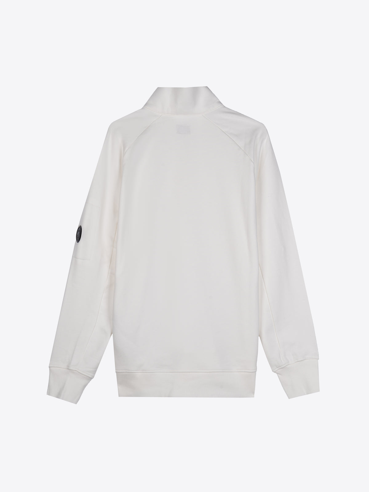 DIAGONAL RAISED FLEECE HALF ZIP SWEATSHIRT
