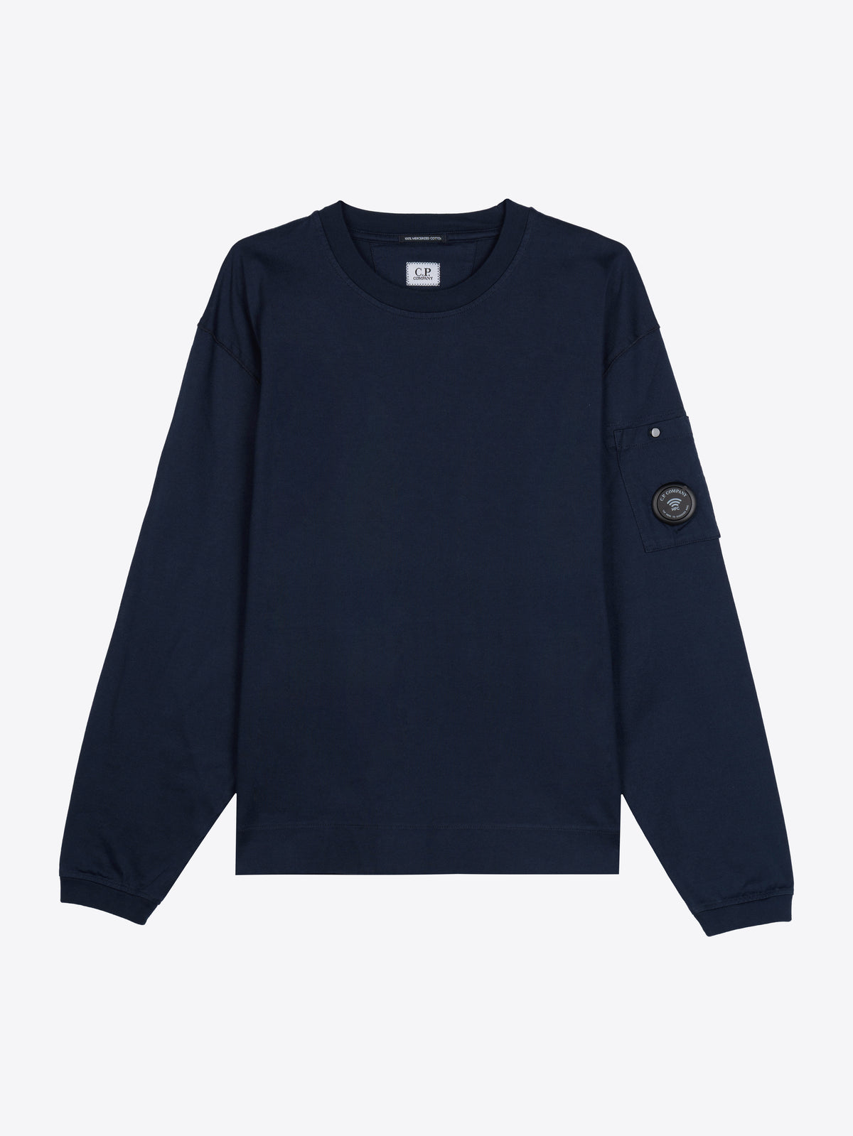 30/2 MERCERIZED TWISTED LONG SLEEVE LENS T-SHIRT