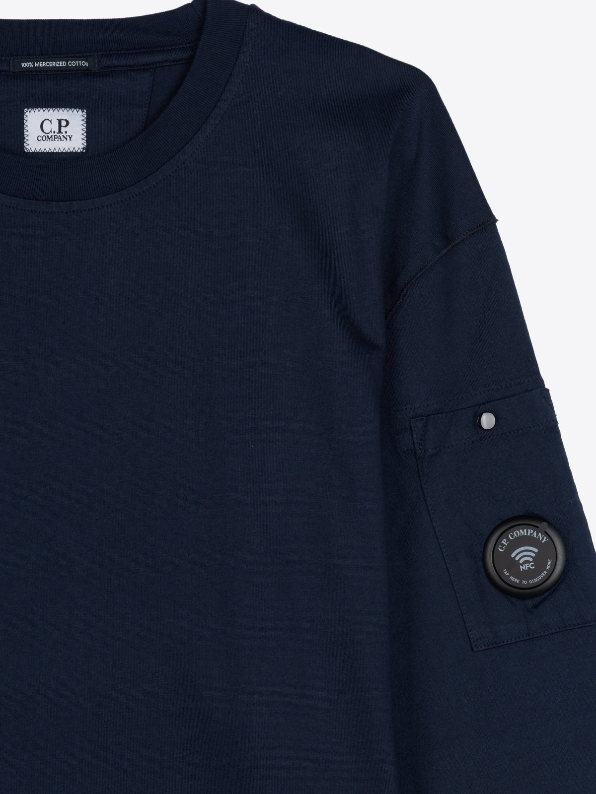 30/2 MERCERIZED TWISTED LONG SLEEVE LENS T-SHIRT