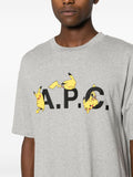 CAMISETA A.P.C. X POKÈMON GRIS