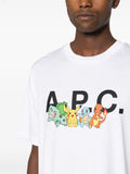 CAMISETA A.P.C. X POKÈMON BLANCA