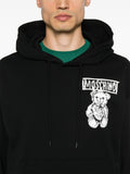 SUDADERA CAPUCHA TEDDY NEGRA