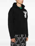 SUDADERA CAPUCHA TEDDY NEGRA