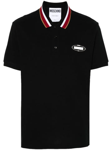 POLO BANDAS CUELLO NEGRO