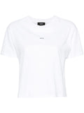 CAMISETA CROPPED BOXY LOGO BLANCA