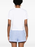 CAMISETA CROPPED BOXY LOGO BLANCA