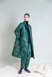 ABRIGO JACQUARD VERDE