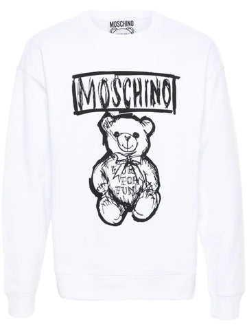 SUDADERA TEDDY FUN BLANCA