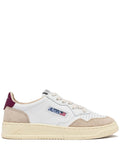 ZAPATILLAS MEDALIST LOW PIEL Y SERRAJE WHITE BURGUNDY