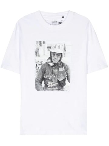 CAMISETA STEVE MCQUEEN BLANCA