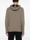 SUDADERA CAPUCHA GOGGLE LENS TAUPE