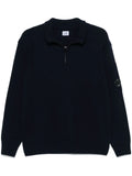 JERSEY ZIPPED NAVY