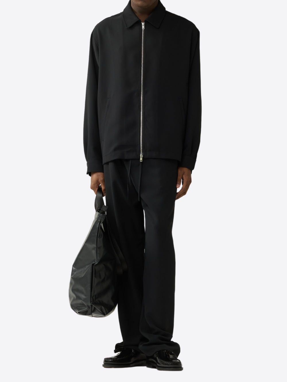 ZIP UP HALF SHIRT