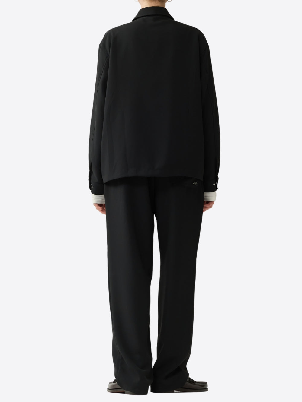 ZIP UP HALF SHIRT