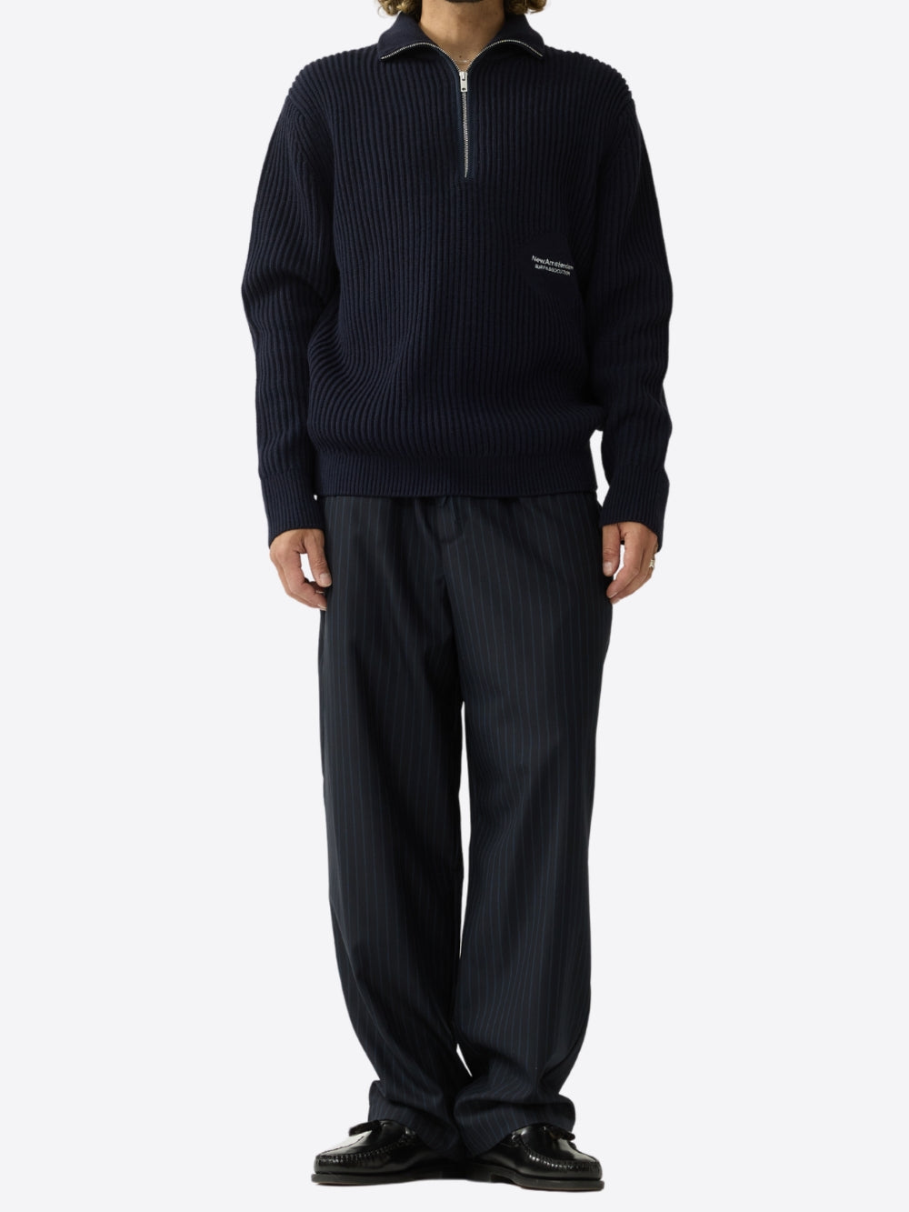 KNITTED HALF ZIP