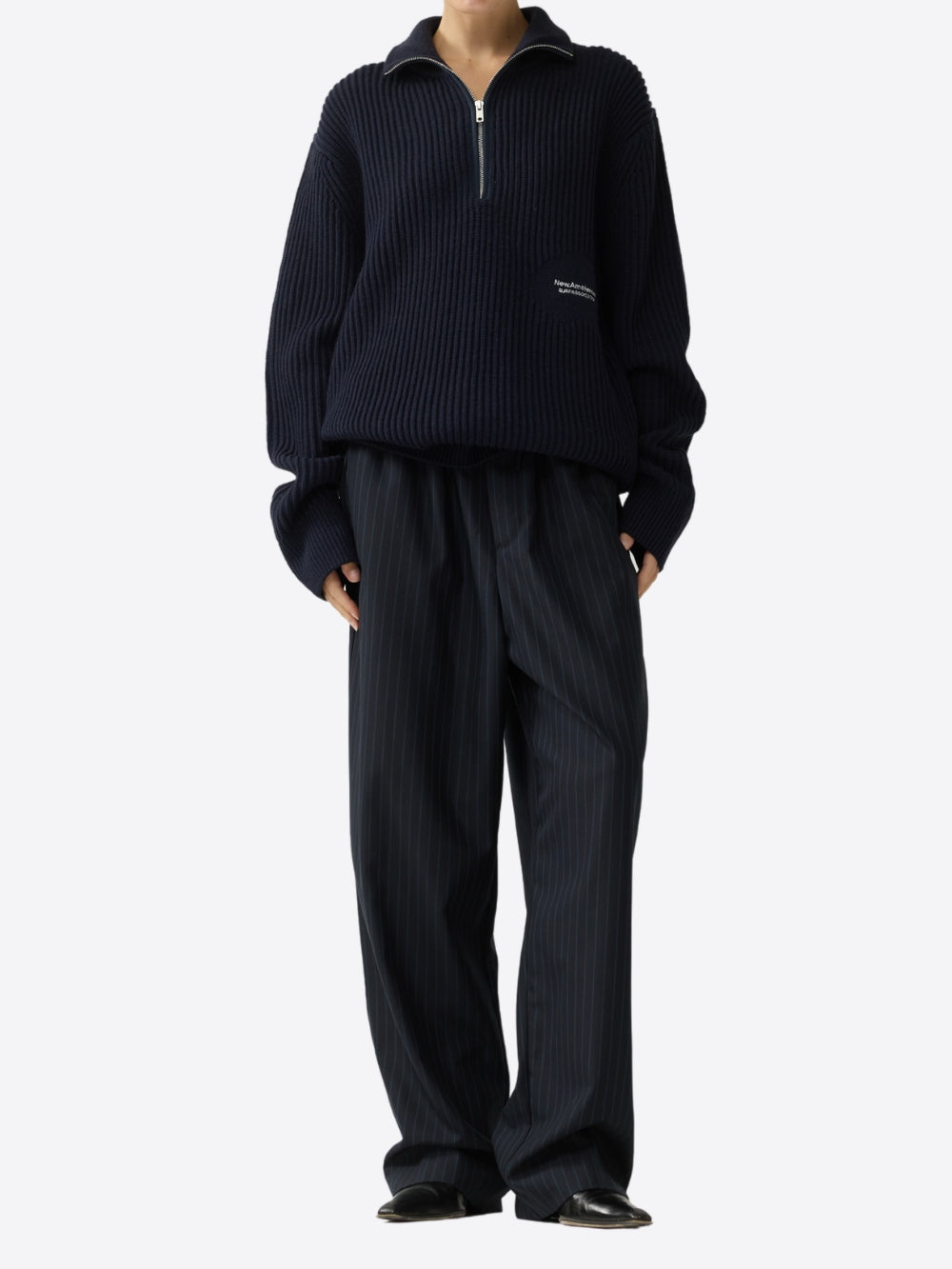 KNITTED HALF ZIP