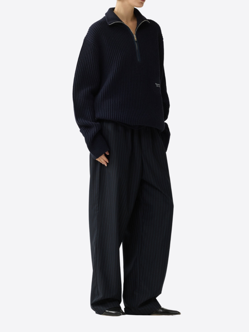 KNITTED HALF ZIP