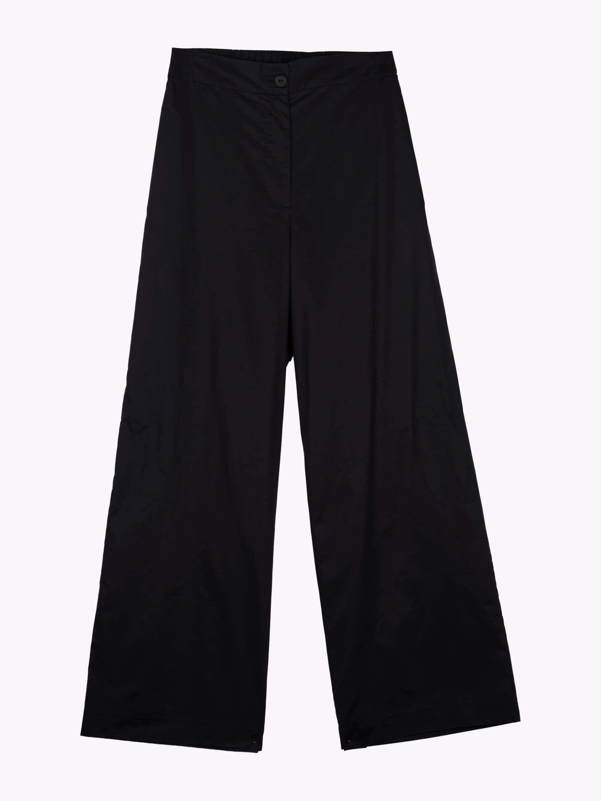 PANTALÓN WIDE LEG CON CINTURA ELÁSTICA
