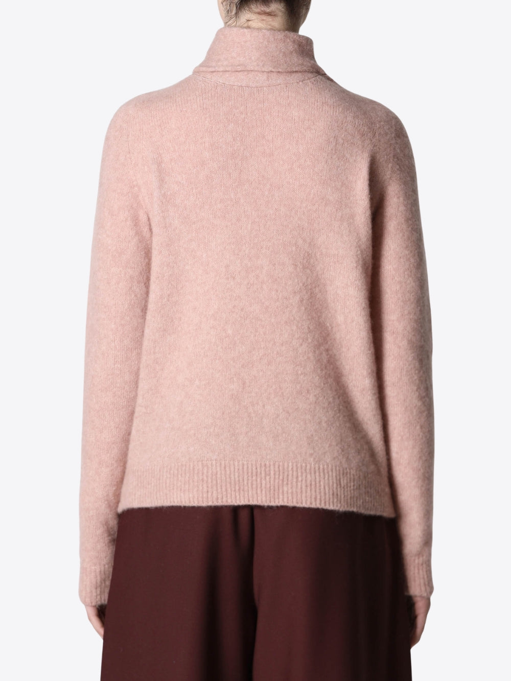 CASHMERE AND SILK SWEATER WITH SCARF