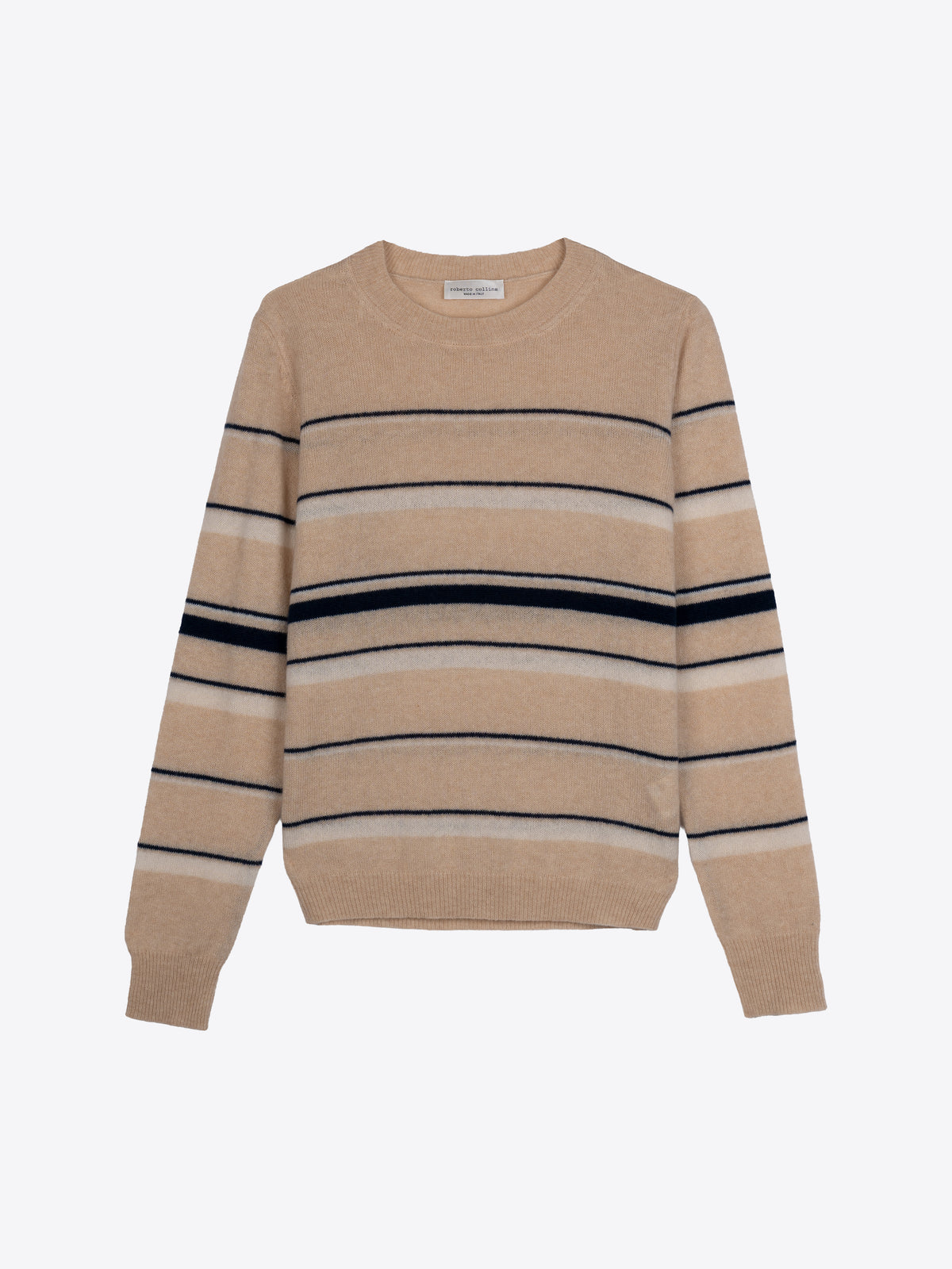 JERSEY DE RAYAS DE CASHMERE Y SEDA